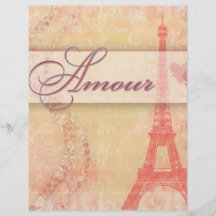 Amorío en París Tarjeton