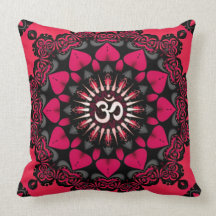 Amortiguador/almohada del negro del rosa de la man