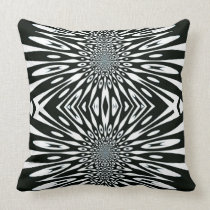 Amortiguador óptico blanco negro Trippy del modelo almohadas
