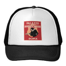 &amp de Palazzo; Ambasciatori Roma Gorros Bordados