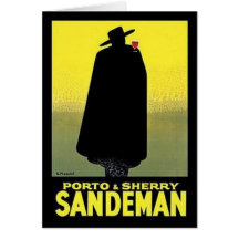 &amp de Sandeman Oporto; Jerez Tarjeton