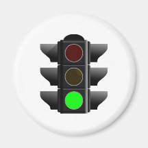 Ampel traffic light grün green kühlschrankmagnet