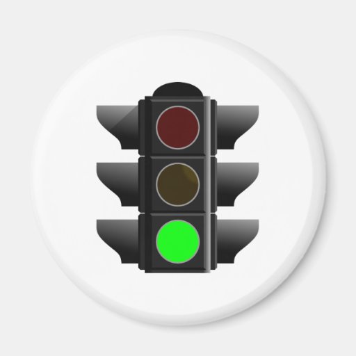 Ampel traffic light grün green kühlschrankmagnet