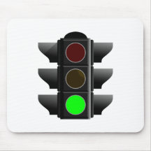 Ampel traffic light grün green mousepad