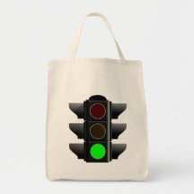 Ampel traffic light grün green tasche