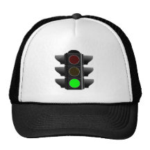 Ampel traffic light grün green trucker mütze