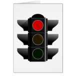 Ampel traffic light rot red grußkarten