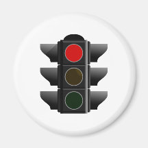 Ampel traffic light rot red kühlschrankmagnet