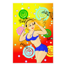 ampliación de la foto del chica de baile