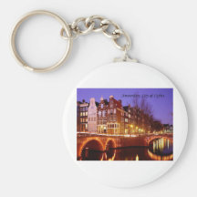 Amsterdam, ciudad de luces (por St.K.) Llavero