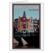 Amsterdam - Leidsestraat - Keizersgracht Tarjeta