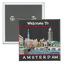 AMSTERDAM, LOS PAÍSES BAJOS PIN