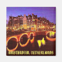 AMSTERDAM, PAÍSES BAJOS IMÁN DE FRIGORÍFICO
