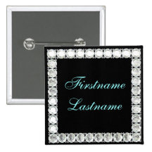 Añada el diamante del nombre-personalizable pins