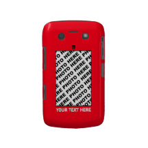 Añada la caja intrépida roja de Blackberry de la f Blackberry Bold Cárcasas