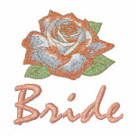 Añada su camiseta color de rosa rosada de la novia