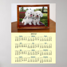 Añada su poster del calendario de la foto 2012