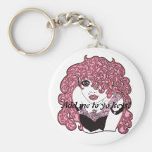 ¡Añádame a las llaves del yo! Llavero Personalizado