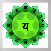 Anahata el corazón Chakra Impresiones