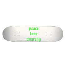 anarquía del amor de la paz patines personalizados