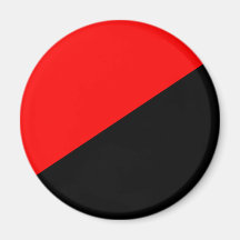 Anarquista, bandera política de Colombia Imanes Para Frigoríficos