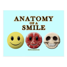 Anatomía de una sonrisa tarjetas postales