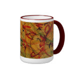 Ancas de rana - arte abstracto taza de café
