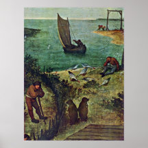 Anciano de Pieter Bruegel - el detalle holandés de Posters
