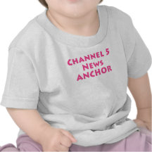 Ancla de las noticias del canal 5 camisetas