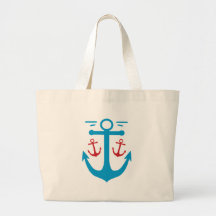 Ancla del vintage bolsa