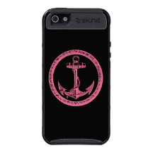 Ancla y guirnalda iPhone 5 protectores