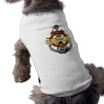 Ancla y rueda náuticas personalizadas camisa de perro