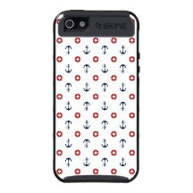Anclas y anillos de vida iPhone 5 funda