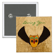 Andean Owl Botones