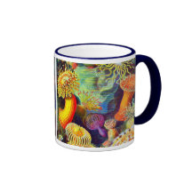 Anémonas del mar de Ernst Haeckel Tazas De Café