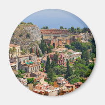 Anfiteatro 4 de Taormina Imán De Nevera