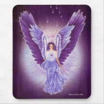 Ángel Amethyst violeta Mousepad Alfombrillas De Ratones