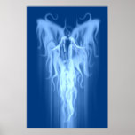 ángel azul impresiones