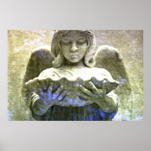 Ángel con Shell Posters