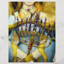 Ángel de Chanukah Flyer Personalizado