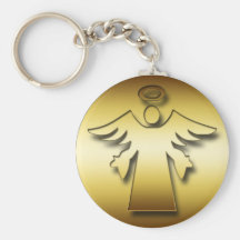 ÁNGEL DE GUARDA DEL ORO LLAVEROS PERSONALIZADOS