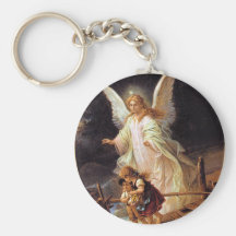 Ángel de guarda llavero
