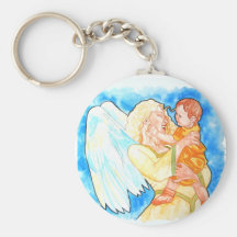 Ángel de guarda llavero personalizado