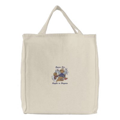 Ángel de la enfermera bolsas de lienzo