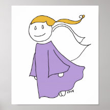 Ángel de la lavanda posters