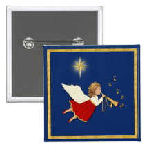 Ángel de la trompeta pin