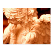 Ángel de rogación postal