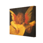 Ángel de Rosso Fiorentino, arte del músico del vin Lienzo Envuelto Para Galerias