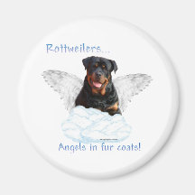 Ángel de Rottweiler - imán