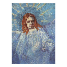 Ángel de Vincent van Gogh Invitacion Personalizada